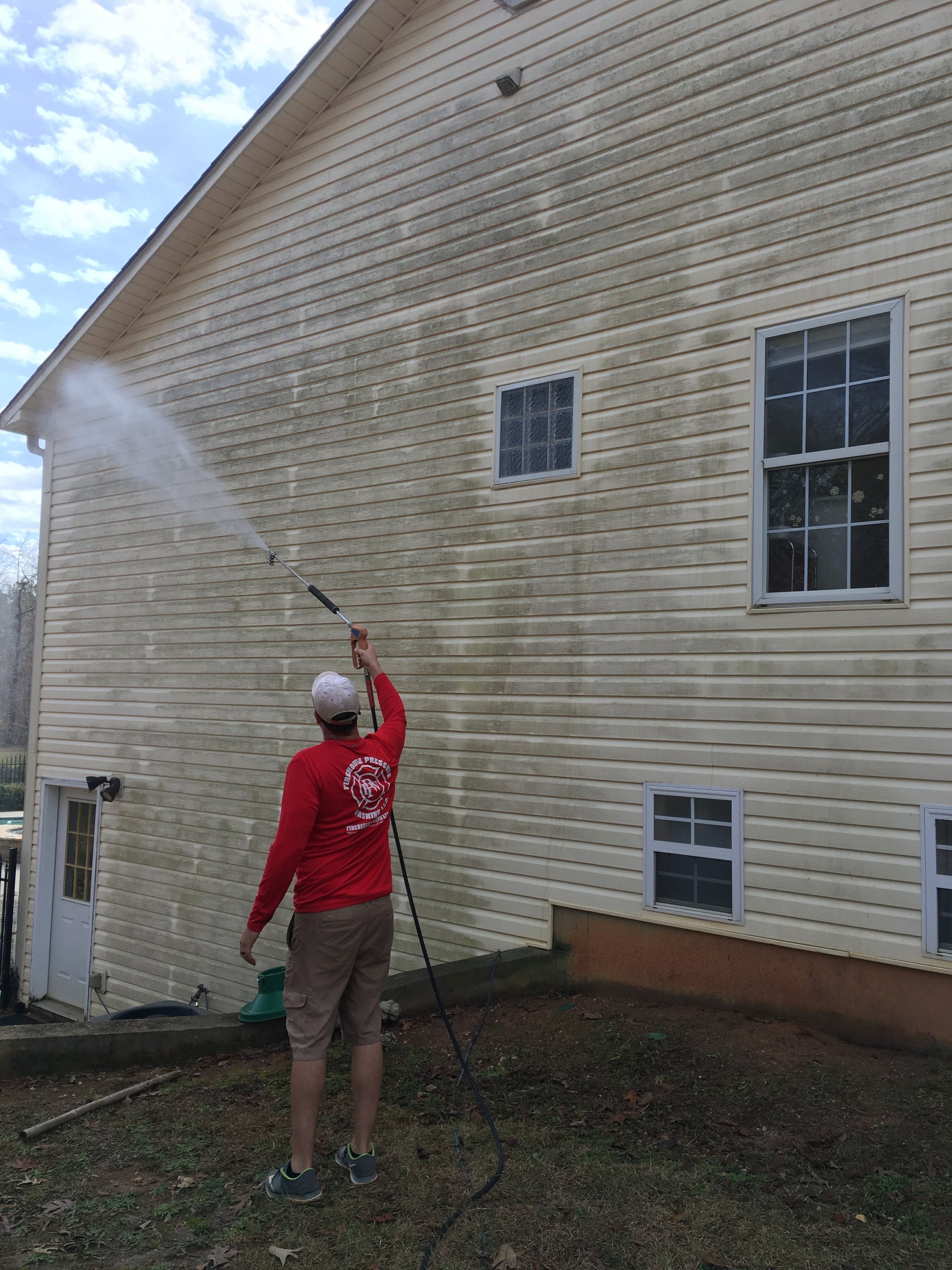 Tennis Court Pressure Washing