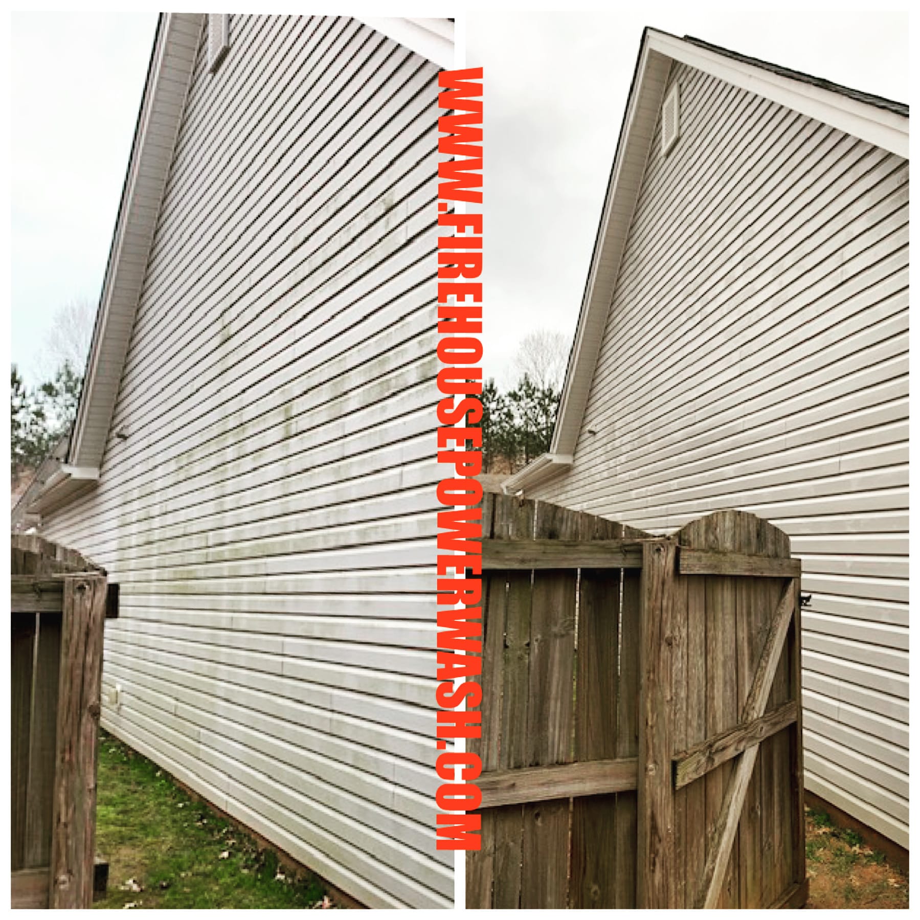Why is it important to soft wash vinyl siding in Newnan Ga Firehouse